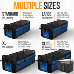 FORTEM Trunk Organizer For SUV Car Organizer and Storage, Collapsible Multi-Compartment Storage Bag Car Accessories for Women
