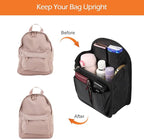 Surblue Backpack Organizer Insert Liner Hanging Travel Rucksack Purse and Handbag Insert Pocket, High-capacity Divider Foldab