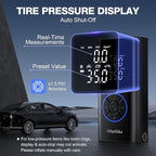 OlarHike Tire Inflator Portable Air Compressor, Smart Dual Hose System, 160PSI Auto Air Pump for Car Tires, Bike,Bicycle, Motorcycles,Electric Pump with LED Light & Digital Pressure Gauge