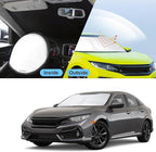 TINGLU Sun Shade for Honda Civic 2016-2021 Accessories Windshield Sun Shade Window Shade UV Rays Protection Sun Visor Cover with Steering Wheel Sunshade Storage Bag