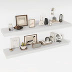 55 Inch Floating Shelves, 12" Deep Floating Shelf Wall Mounted, 55" Wall Shelves, Rustic Deep Bookshelf, Extra Deeper & Thick