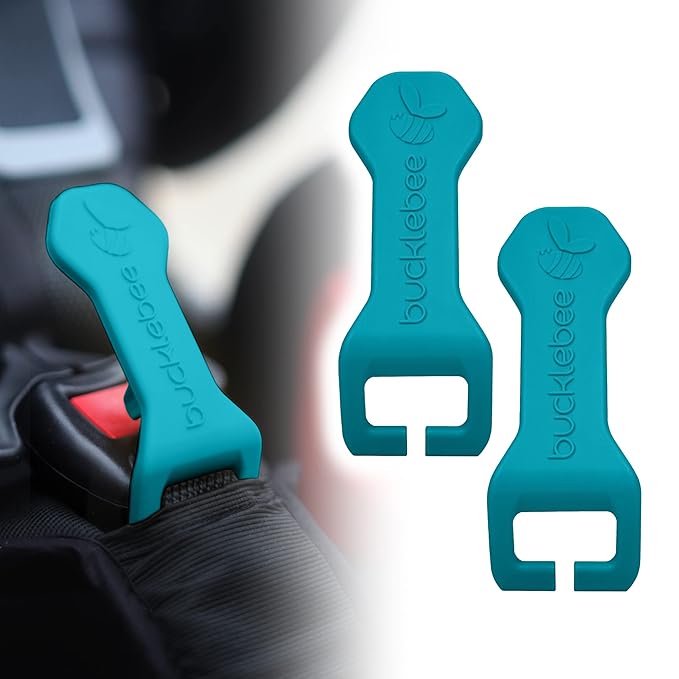 Bucklebee Easy Car Seat Buckle Release Aid for Children Unbuckle Car Seat Release Tool - Button Pusher - Opener for Nails - B