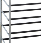 Whitmor 10 Tier Shoe Tower, 50 Pair, Chrome
