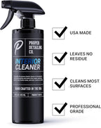 Professional Car Interior Cleaner for Fabric & Leather Seats, Dashboard, Headliner & Carpet - Deep Stain Remover Foam Spray f