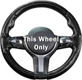 Steering Wheel Cover for BMW X3(2014-2017) X5(2014-2018) 3 Series(2012-2019) 5 Series(2014-2016) 328i 320i 330i 325i 528i 535i 530i 540i M3 2 4 6 Series X4 X6 M2 M4 M5 M6 Accessories (Matte Black)
