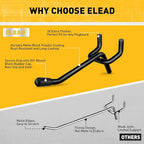 ELEAD 60-Piece 2 Inch Extra Thick Pegboard Hooks, Heavy Duty Peg Board Organizer Accessories, Peg Board Tool Hangers Fit for 
