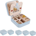 KElofoN Travel jewelry case Travel jewelry box Travel Jewelry Organizer Small Jewelry Organizer Box for Girls Women with Mirr
