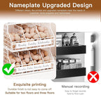 Egg Holder Countertop with 5 Dividers & Labels, 2 Tier Stackable Chicken Egg Baskets for Gathering Fresh Eggs, Egg Organizer 
