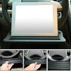 Auto Steering Wheel Tray, Car Steering Wheel Desk Portable Table Board for Laptop Tablet Holder Eating Table