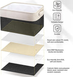 BALEINE 1 Pack Fabric Closet Storage Bins for Shelves, Linen Closet Organizers and Storage, Decorative Baskets for Organizing