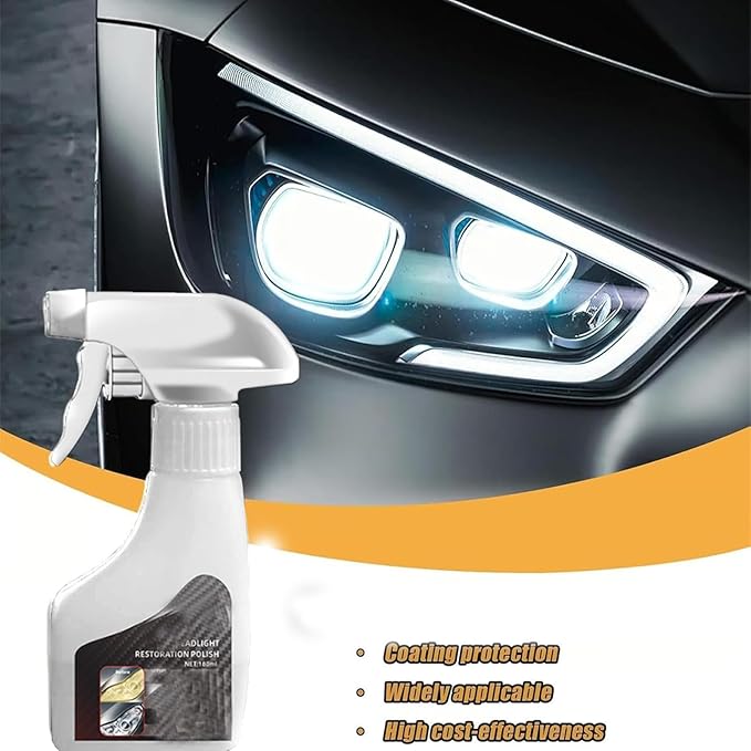 Clari-Seal Headlight Restoration Spray, 2026 Headlight Haze Remover, Headlight Refurbishing Kit Cleaner and Restoration, Mult