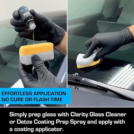 EZ Glass - Graphene Glass Coating & Water Repellent for Windshields - 12+ Months of Long Lasting Hydrophobic Windshield Coati