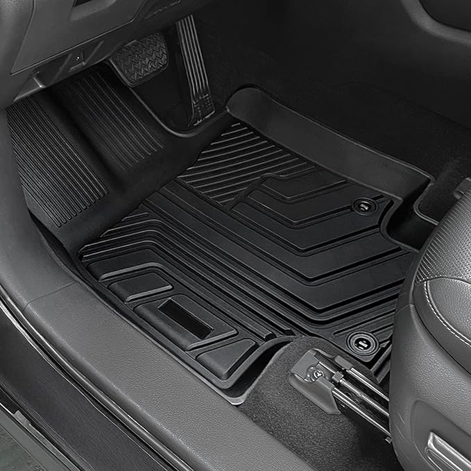 Floor Mats for Toyota Highlander 2020-2026, All Weather Floor Mats Trunk Cargo Liner with Backrest Protectors Accessories, Full Coverage Set (Fit 7 Sests)