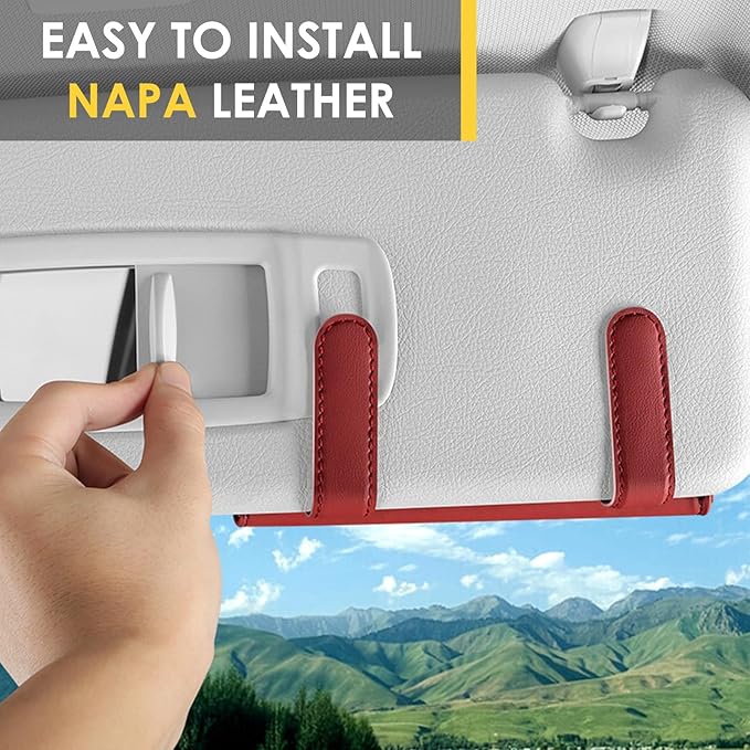 Cybertruck Sunglass Holder Box Clip Compatible with Tesla Cyber Truck Interior Accessories Eyeglass Visor Decor