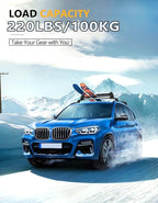 Tuyoung Lockable 220lbs Roof Rack Cross Bars Compatible with BMW X3 G01 2018-2026 (Not for G45), Heavy Duty Aluminum Roof Rails Crossbars Rooftop Cargo Carrier Luggage SUV Accessories