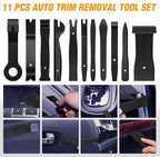 GOOACC 238Pcs Trim Removal Tool, Auto Push Pin Bumper Retainer Clip Set Fastener Terminal Remover Tool Adhesive Cable Clips K