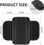 NBTEPEM 6 PCS Car Steering Wheel Cover Set, Microfiber Leather Steering Wheel Covers Universal 14.5-15 inch, Center Console Cover, Seat Belt Cushion, Cup Holder Coaster, Car Accessories Set White