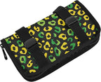Car Tissue Holder Car Visor Organizer Tissue Box Holder for Car Sun Visor Organizer with Car Vehicle Accessories Essentials Interior for Women Men Jamaican Leopard Print Green