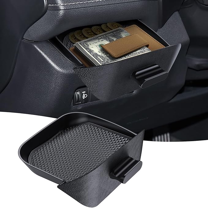 Upgraded Center Console Organizer Compatible with Toyota RAV4 2025 2024 2023 2022 2021 2020 2019 Interior Accessories, Drivers Side Cubby Drawer Organizer Storage Box