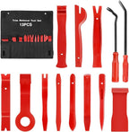 GOOACC Nylon Bumper Fastener Rivet Clips Car Clip Panel Audio Video Dashboard Dismantle Kits Installer Removal Tool (13PCS Tr