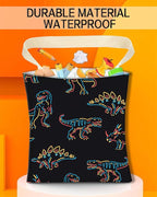 Car Garbage Can, Hanging Car Trash Can Bag for Cute Car Back Seat Organizer, Cool Dinosaur