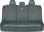 CAT Flexfit™ Gray Rear Seat Cover for Car, SUV, & Truck - Durable Canvas Material Back Car Seat Covers 60/40 Split Bench Prot