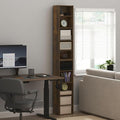 Furinno PASIR Book Shelf, 10-Tier Bookshelf, Bookcase with Open Shelf, 9.2 x 11.8 x 78.7, for Living Room, Bedroom, Home Offi