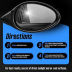Magic Finish Car Glass Cleaner (1 Gallon) – Ammonia-Free Window Cleaner Spray for Interior & Exterior Auto Glass – Anti-Fog, 