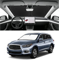 Custom Fit Windshield Sun Shade for Infiniti QX60 2022-2026, Blocks UV & Heat, Front Window Sunshade Accessories, Easy Fold & Store Keep Your Car Cooler