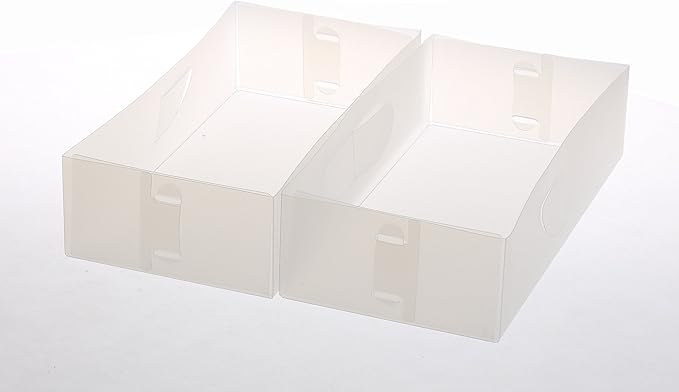 YBM HOME Closet Drawer Organizer for Underwear, Socks, Bras, Ties, Scarves, Foldable Dresser Storage Boxes (Medium Drawer Org