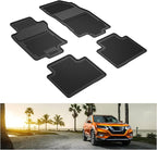 KIWI MASTER Floor Mats for 2014-2020 Nissan Rogue, OEM Replacement 999E1-G2000, All Weather Car Mats, Custom Fit TPE Floor Liners, Front & Rear 2 Row, Black