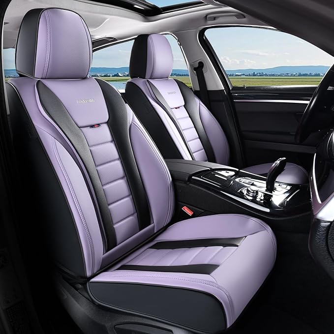 Coverado Car Seat Covers, Front Covers for Cars, Car Seat Cover Front Seats, Automotive Seat Cover, Waterproof, Leather Car S