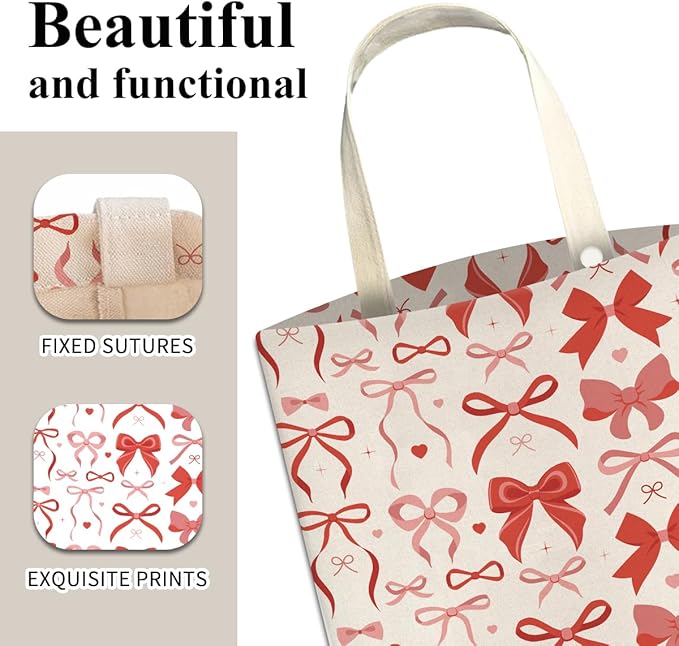 Car Trash Can, Cute Car Trash Bag, Hanging Car Organizer and Storage Bag, Trash Bin for Car Accessories, Vehicle, Travelling, Camping Cute Red Bow