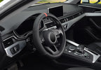 KAFEEK Car Steering Wheel Cover Men, Universal 15 inch, Microfiber Leather Carbon Fiber Black Steering Wheel Accessories, Ant