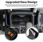 Autorder Center Console Cup Holder Insert for 2016-2023 Toyota Tacoma Interior Accessories, TPE Silicone Material 2-in-1 Center Console Drink Cup Holder Insert