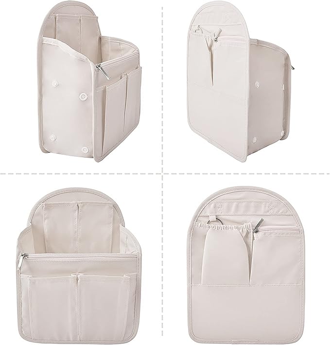 Vercord Backpack Organizer Insert Liner Hanging Travel Bag in Bag with Many Pockets