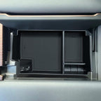 TOPINSTALL Console Organizer Compatible with 2021-2026 Toyota Sienna, Armrest Box Secondary Storage Center Console Tray Coin Container ABS Plastic