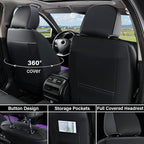 Coverado Front Seat Covers, Leather Seat Covers for Cars, Car Seat Covers Front Seats, Automotive Seat Covers Car Seat Protec