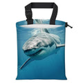 Car Trash Bag Large Hanging Can for Back of Seat, Cute Waterproof Car Garbage Bag for Vehicle, Travelling, Outdoor Cool Shark