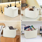 OIASKET Storage Baskets for Organizing, Woven Baskets for Shelves, Rectangle Decorative Organizer for Storage Clothes, Toy, B