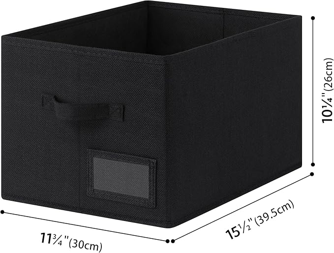 GRANNY SAYS Storage Baskets for Shelves, Fabric Storage Bins for Clothes, Closet Organization Bins, Collapsible Storage Bins 