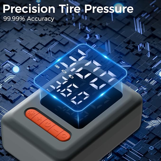 Tire Inflator Portable Air Compressor & Car Jump Starter (C9)