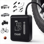 PANP RIDE PRO Tire Inflator Portable Air Compressor, 150PSI & 7800mAh Cordless, Air Pump for Car Tires - Fast Inflation, Inflates 11 Tires per Charge, 12V DC Dual Power for Car SUV Motorcycle
