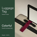 ANTLER Luggage Tags - Durable Rubber, for Suitcases & Travel Bags, Assorted Colors, Easy ID & Personalization, Fits Most Suit