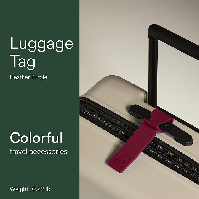 ANTLER Luggage Tags - Durable Rubber, for Suitcases & Travel Bags, Assorted Colors, Easy ID & Personalization, Fits Most Suit