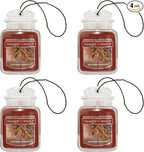 Yankee Candle Car Jar Ultimate, Autumn Wreath, 0.96 OZ (Pack of 4)