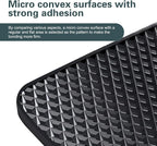 2 PCS Car Dashboard Anti-slip Mats, PU Strong Adhesive Pad for Phones Keys Sunglasses, Washable Scratch-resistant Sticky Mat,