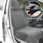 Waterproof Car Towel Seat Cover, Sweating Non-Slip Premium Towel Carseat Cover Protector, Universal Soft Machine Washable Car