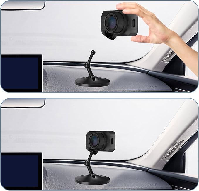 for Garmin Dash Cam Mount,Aluminum Magnetic Instrument Panel Bracket,Compatible with Garmin Mini/Mini 2/Mini
