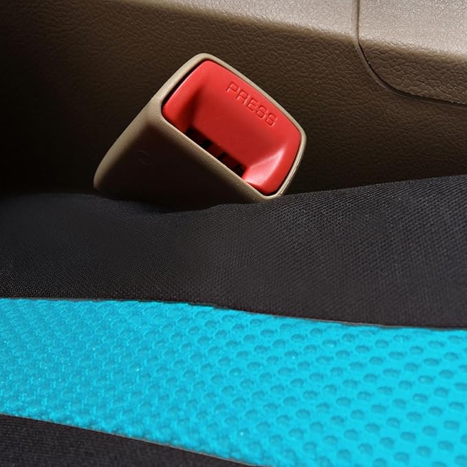 Flying Banner Car Seat Covers Front Seats and Rear Bench Mesh Fabric Rear Bench Split Polyester Cover Easy Installation SUV C